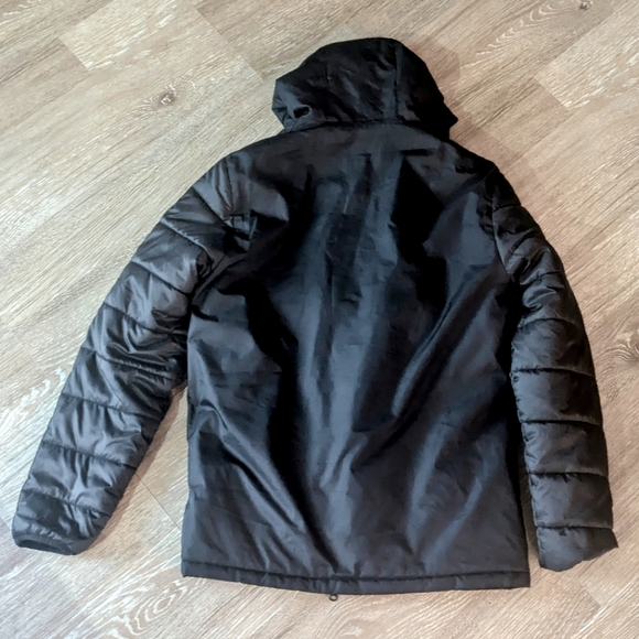 Men's Black Adidas Puffer - Picture 6 of 7